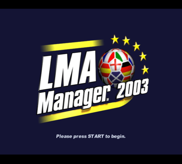 LMA Manager 2003 screenshot 3 for Xbox